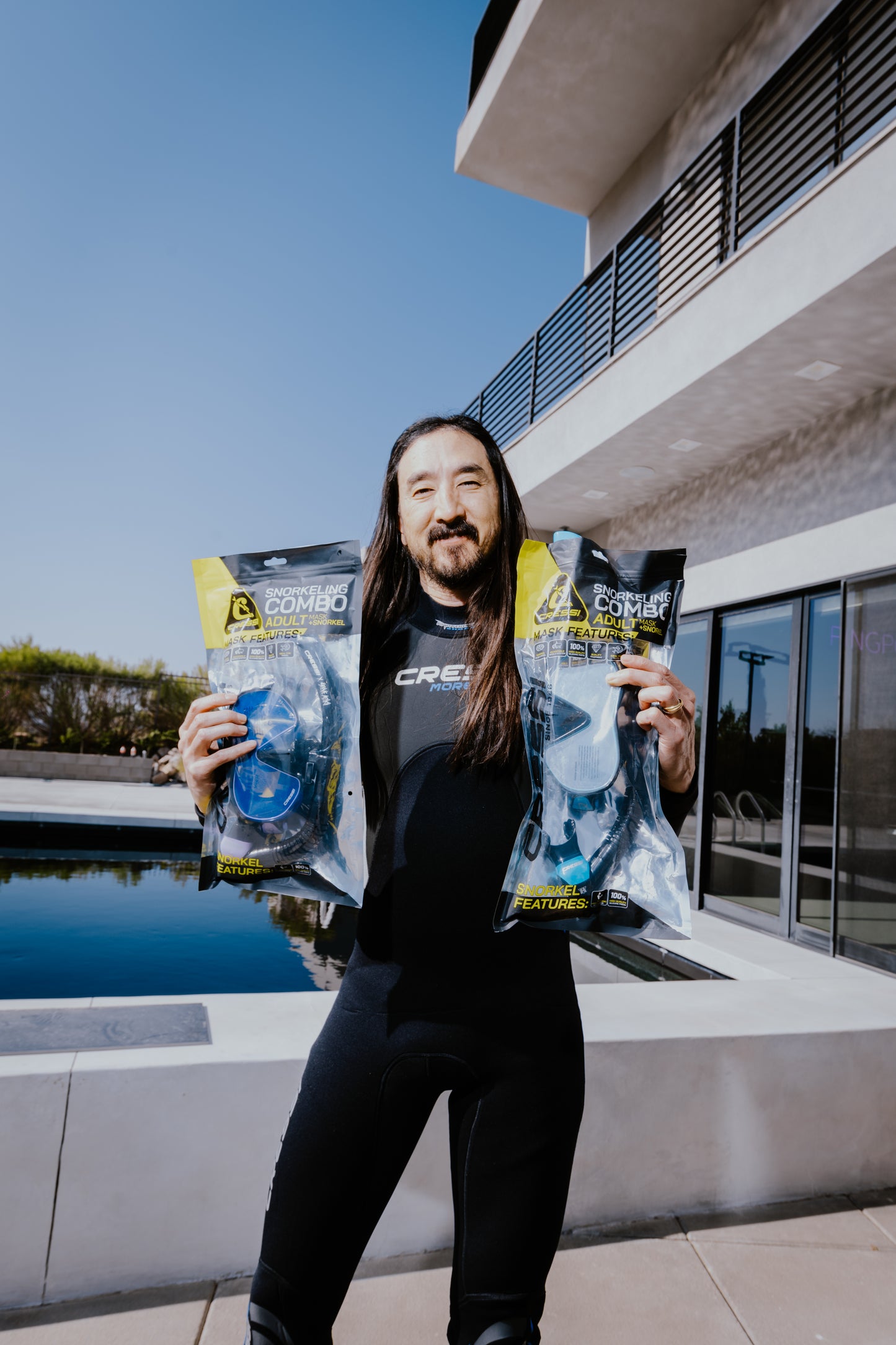 Cressi - Steve Aoki HiroQuest Snorkeling Combo