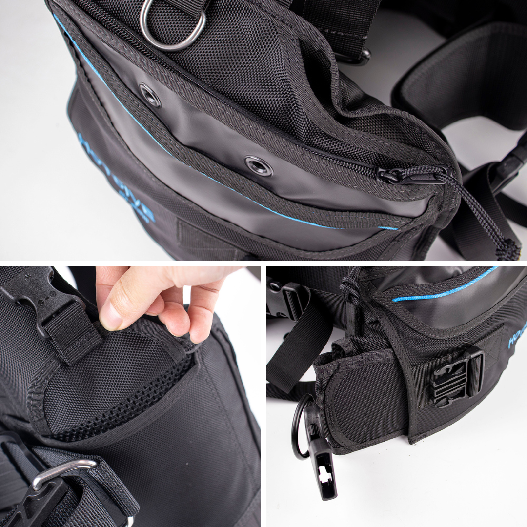 HotDive Dream Pro BCD – Heavy-Duty 840D Weight-Integrated Buoyancy Control Device