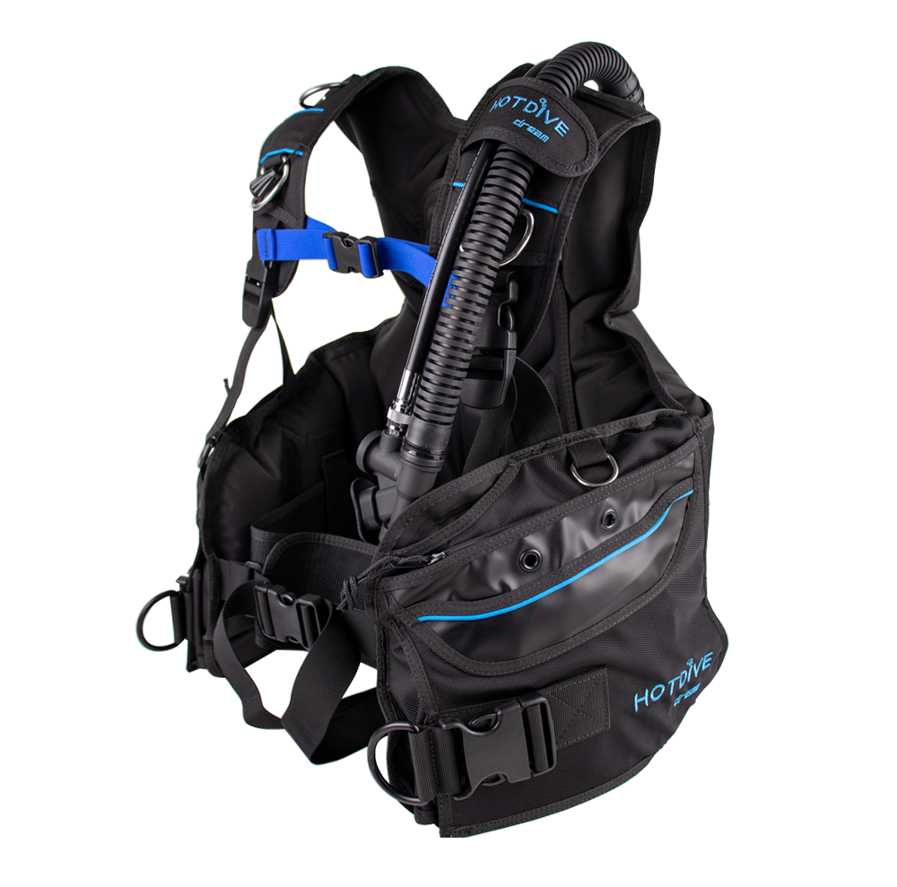HotDive Dream Pro BCD – Heavy-Duty 840D Weight-Integrated Buoyancy Control Device