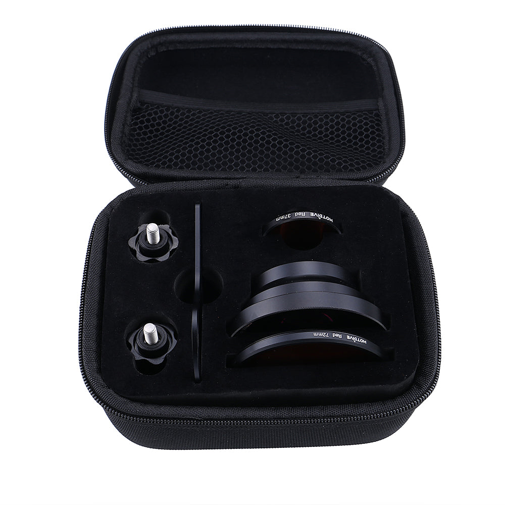 HotDive HDL01 – Wide Angle Lens & Red Filter Set for Underwater Photography
