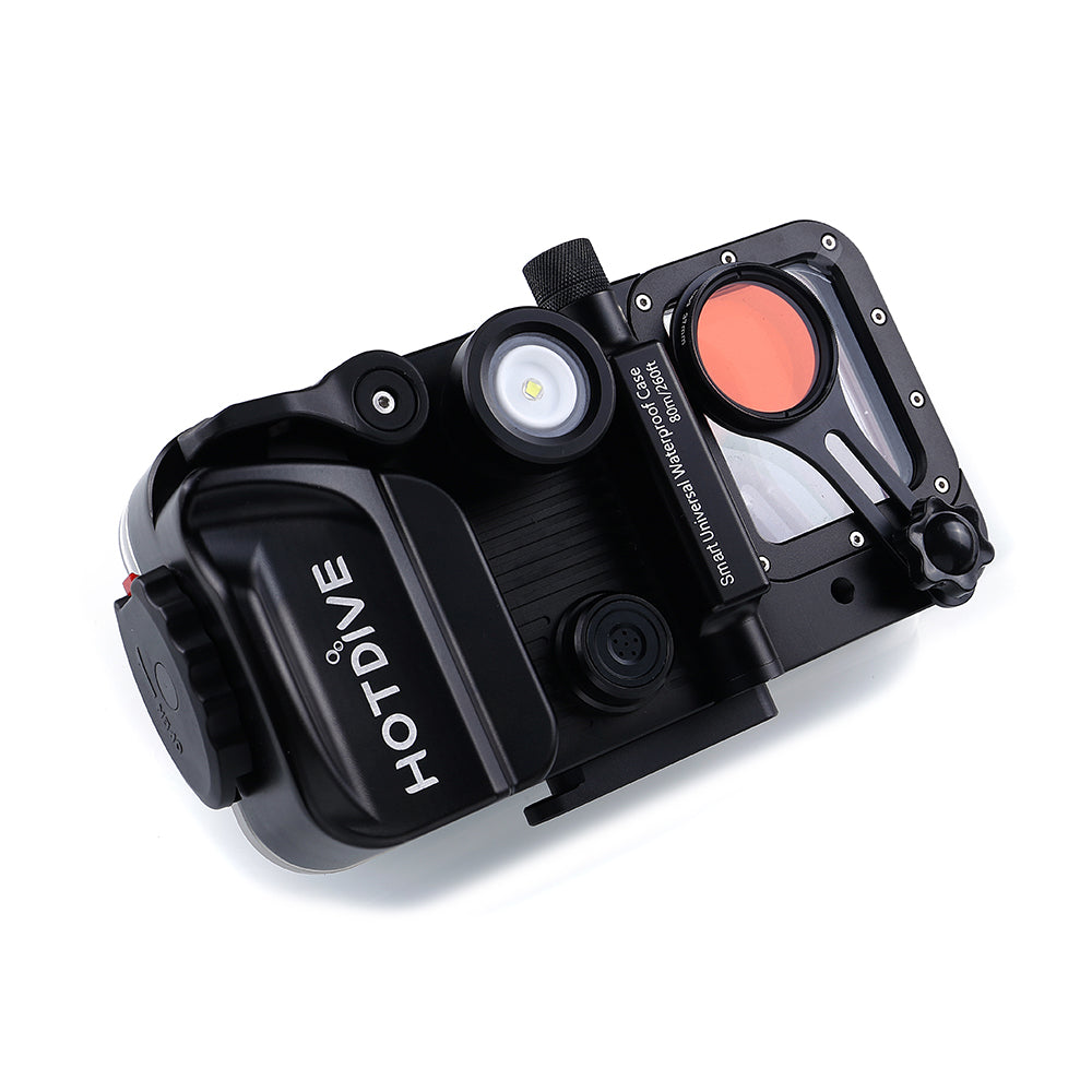HotDive HDL01 – Wide Angle Lens & Red Filter Set for Underwater Photography