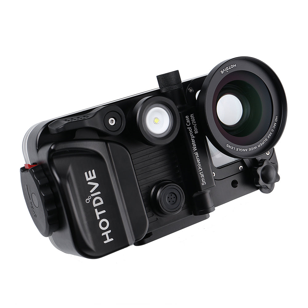 HotDive HDL01 – Wide Angle Lens & Red Filter Set for Underwater Photography
