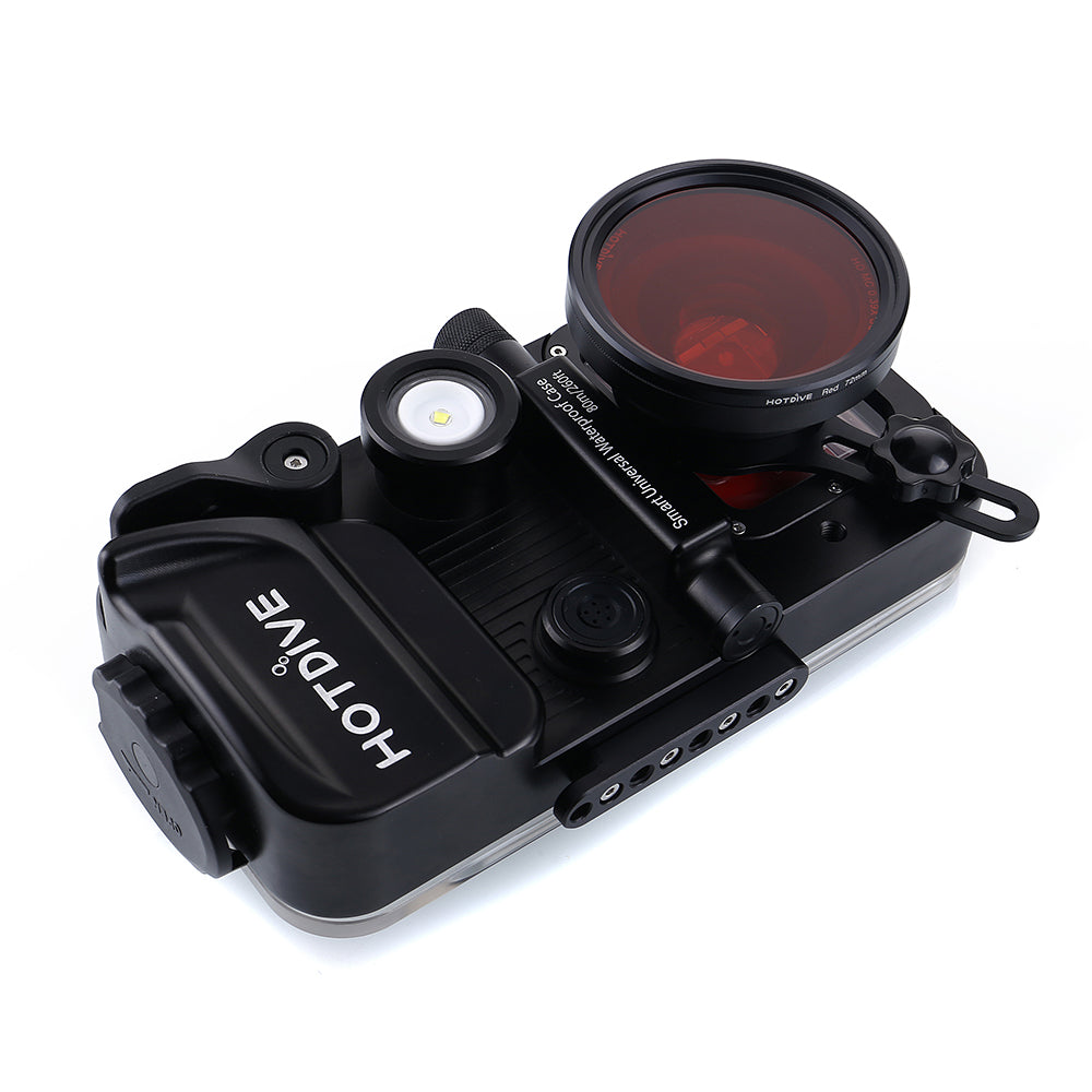 HotDive HDL01 – Wide Angle Lens & Red Filter Set for Underwater Photography