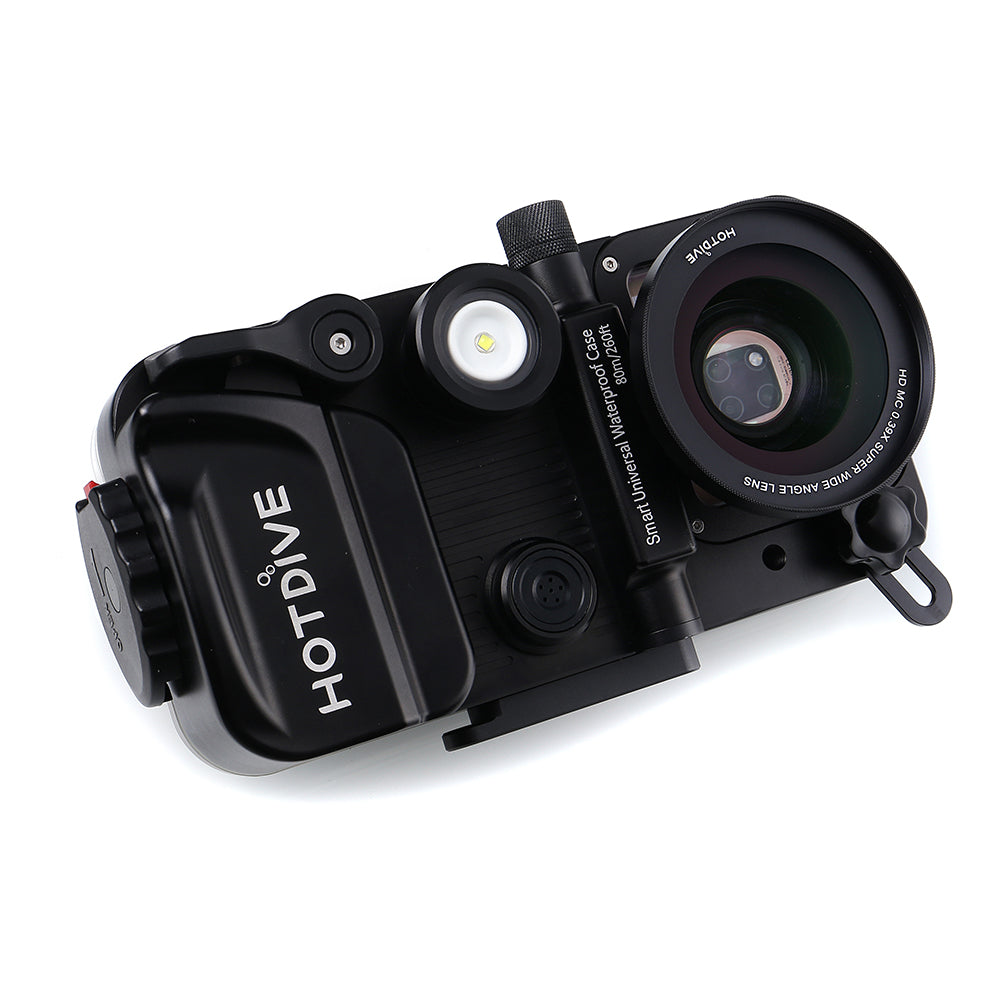 HotDive HDL01 – Wide Angle Lens & Red Filter Set for Underwater Photography