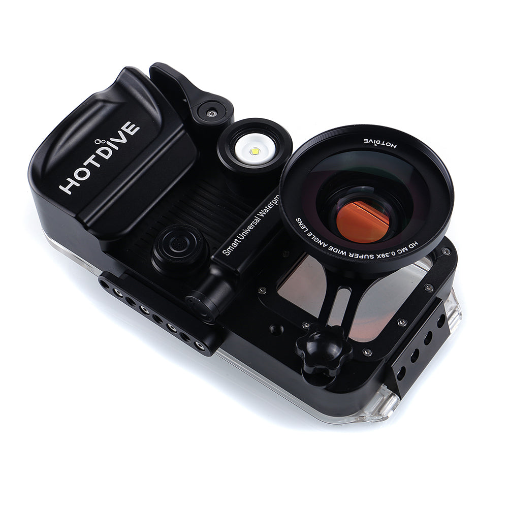 HotDive HDL01 – Wide Angle Lens & Red Filter Set for Underwater Photography