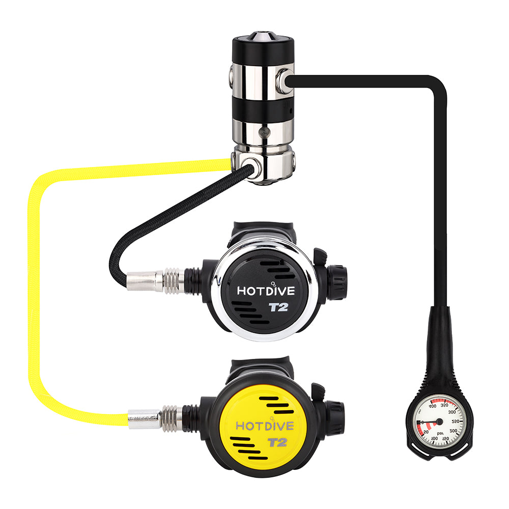 HotDive ST2G – High-Performance Regulator Set for Scuba Diving