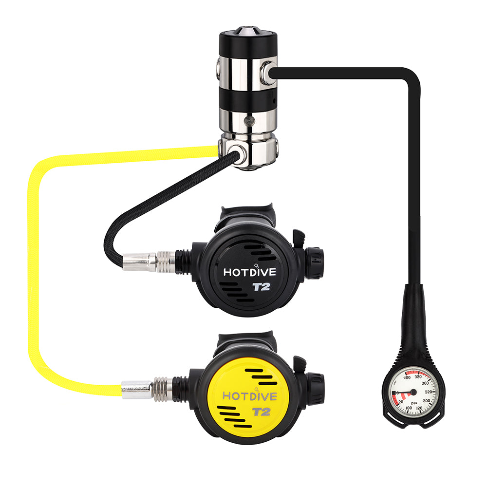 HotDive ST2G – High-Performance Regulator Set for Scuba Diving