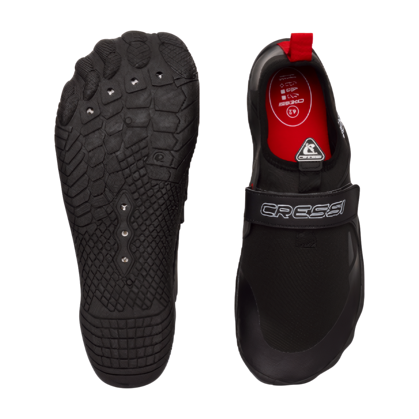 Cressi Geko – Water Shoes with Grip & Quick-Dry Design