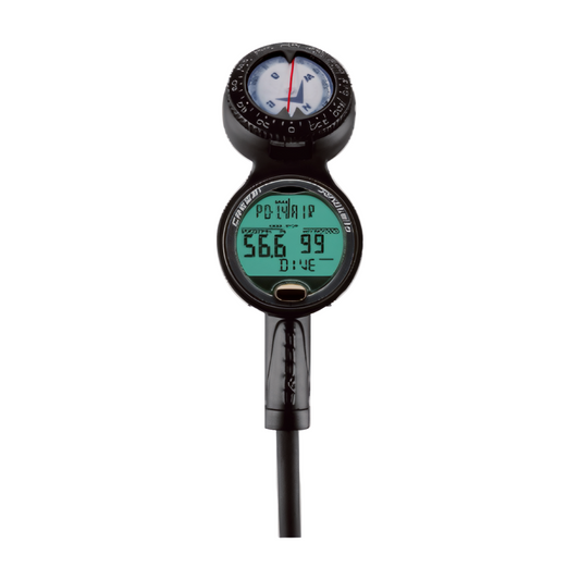 Cressi – Donatello 3 Console with Dive Computer, Pressure Gauge and Compass