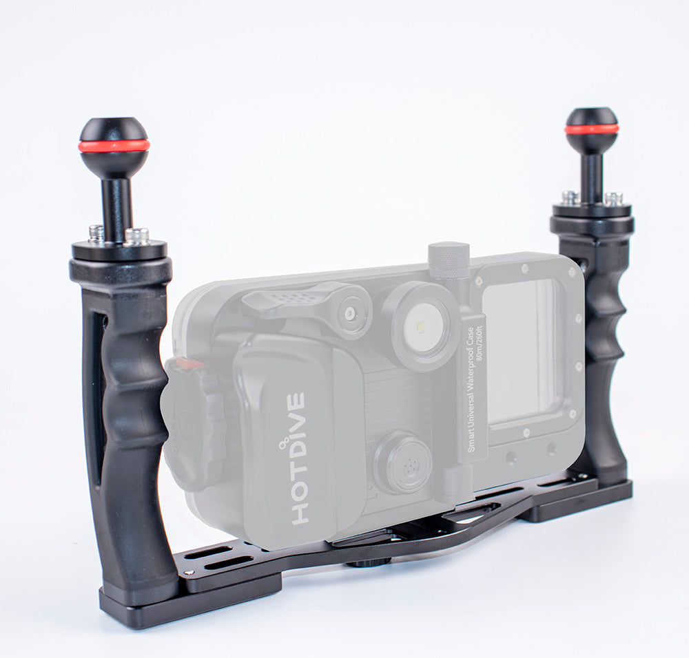 HotDive UT10 – Universal Underwater Camera Tray (22-28 cm Adjustable)