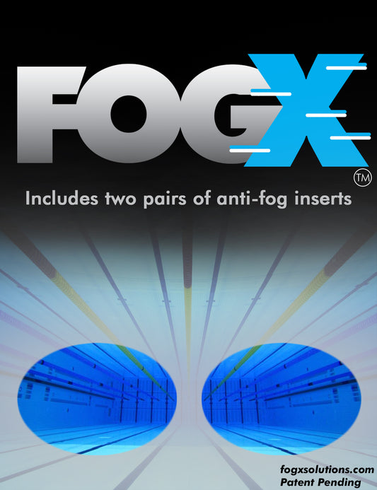 FogX – Inserts Antibuée Durables pour Lunettes de Natation