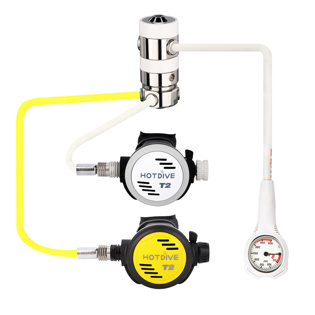 HotDive ST2G – High-Performance Regulator Set for Scuba Diving