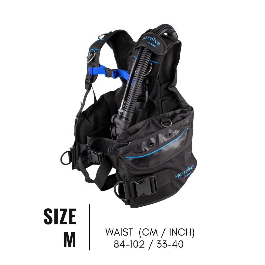HotDive Dream Pro BCD – Heavy-Duty 840D Weight-Integrated Buoyancy Control Device
