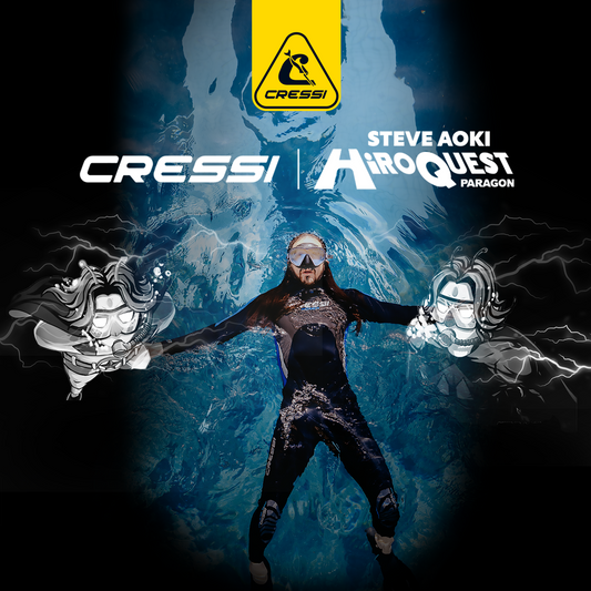 Cressi - Steve Aoki HiroQuest Snorkeling Combo