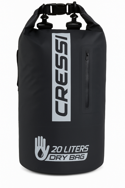 Cressi Premium Dry Bag – 20L Waterproof Backpack for Diving &amp; Water Sports