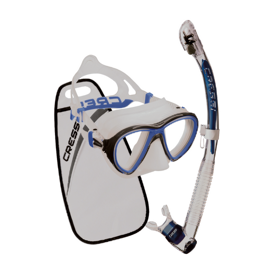 Cressi – Quantum + Itaca Ultra Dry Snorkel Combo 🤿