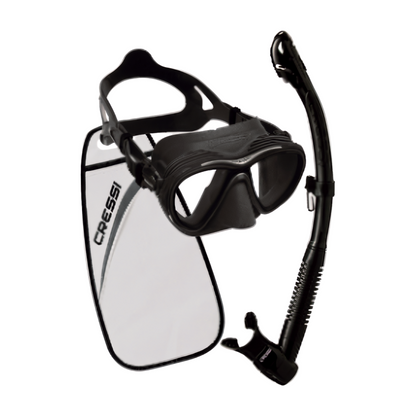 Cressi – Quantum + Itaca Ultra Dry Snorkel Combo 🤿