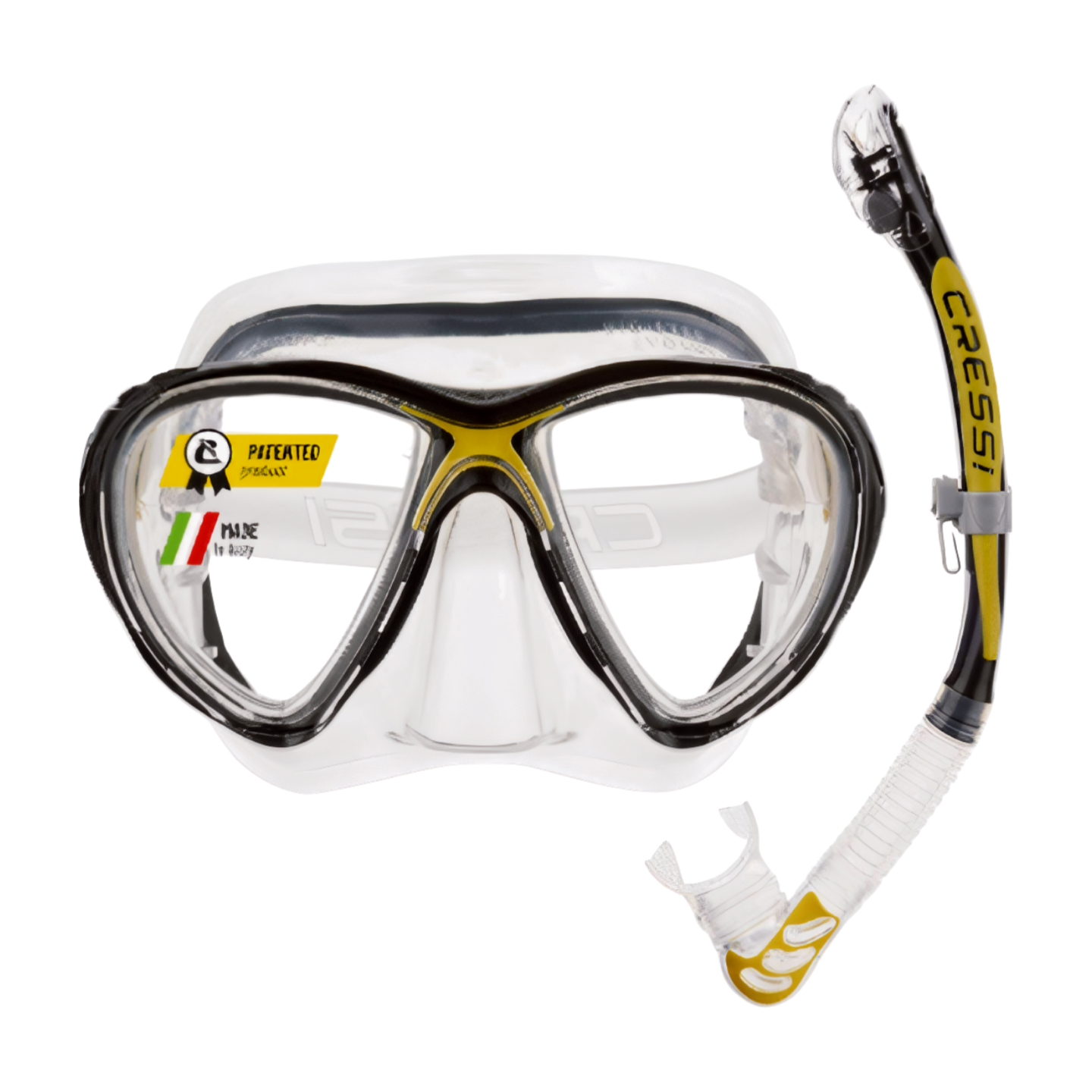 Cressi – Big Eyes Evolution + Alpha Ultra Dry Snorkel Combo 🤿