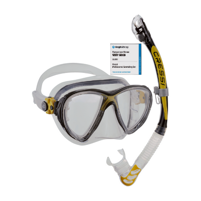 Cressi – Big Eyes Evolution + Alpha Ultra Dry Snorkel Combo 🤿