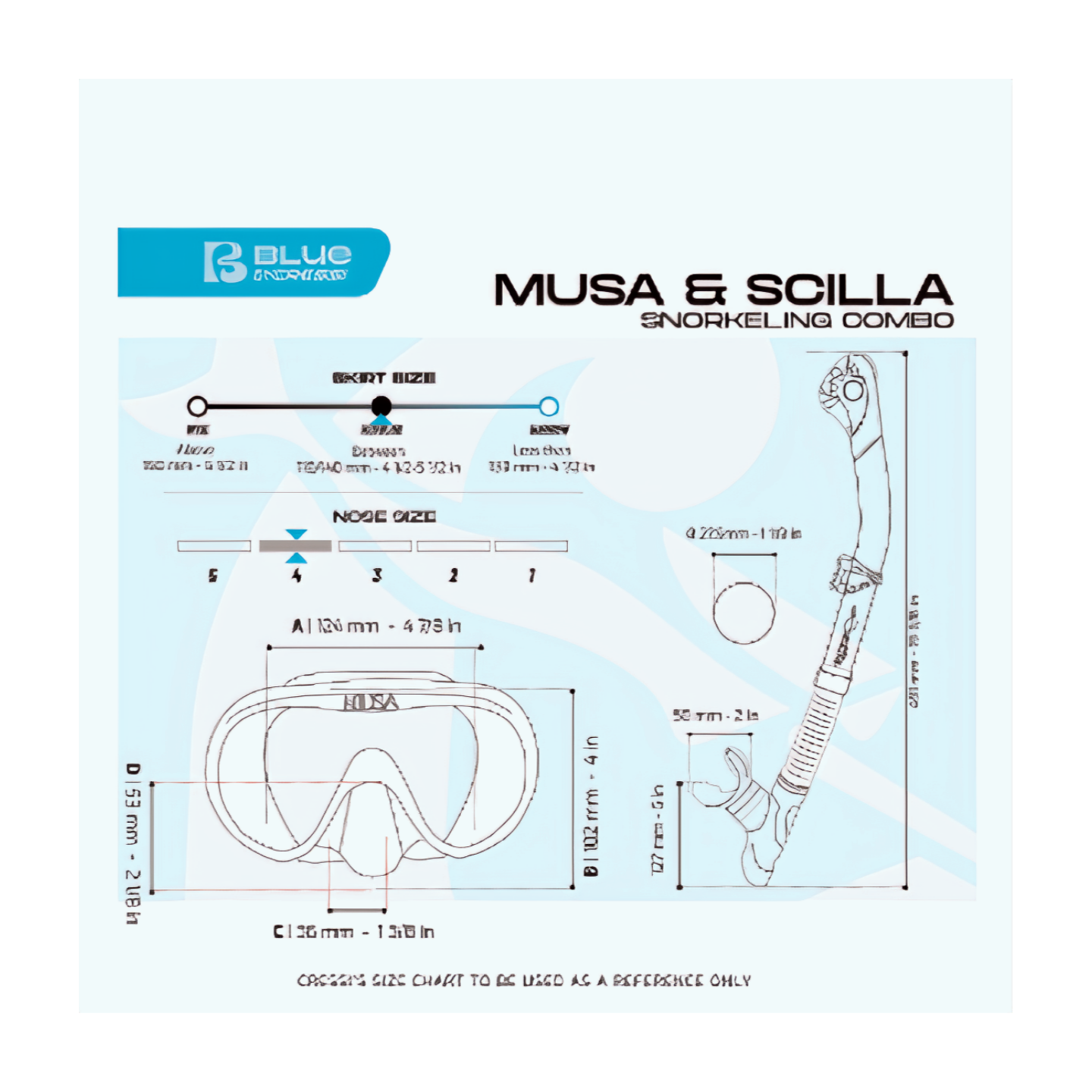 Cressi – Musa + Scilla Snorkel Set 🤿