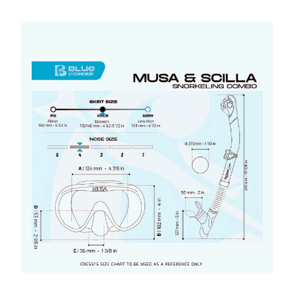 Cressi – Musa + Scilla Snorkel Set 🤿
