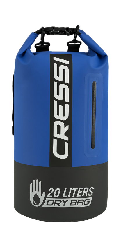 Cressi Premium Dry Bag – 20L Waterproof Backpack for Diving &amp; Water Sports