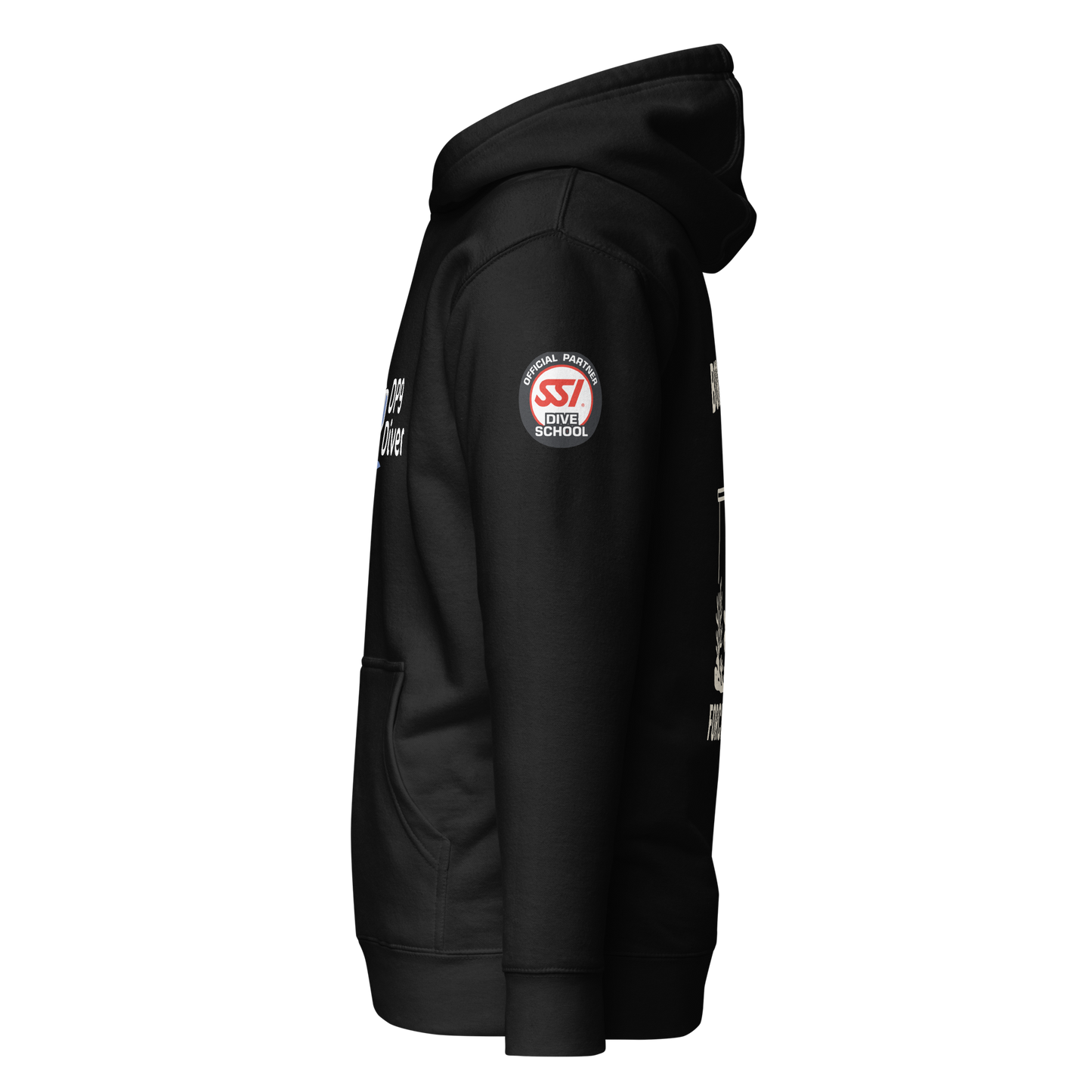 DP9 Diver – Hoodie "Born to dive, forced to Work"