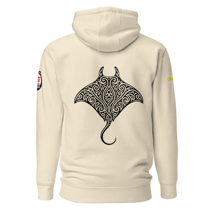 DP9 Diver – Hoodie "Manta" - Logo Coral