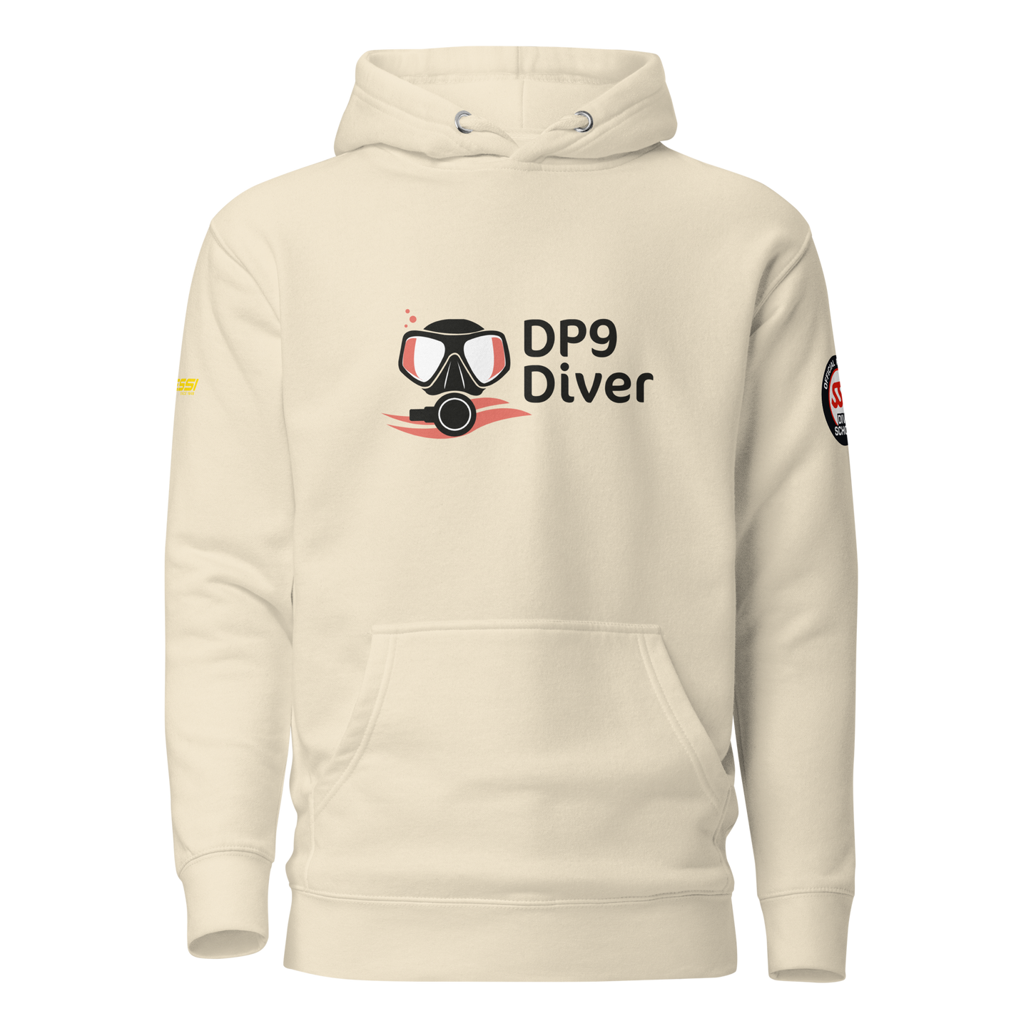DP9 Diver – Hoodie "Manta" - Logo Coral