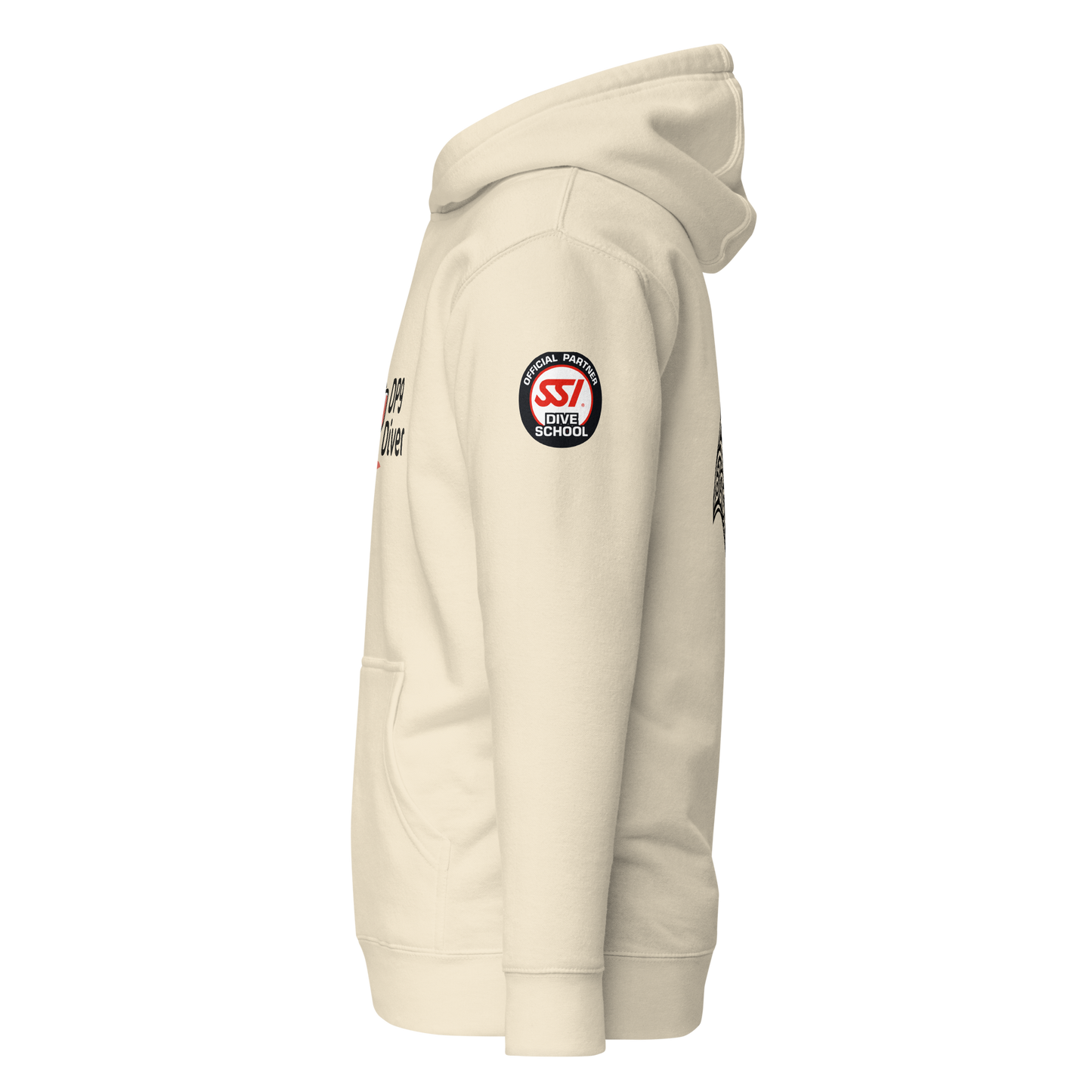 DP9 Diver – Hoodie "Manta" - Logo Coral