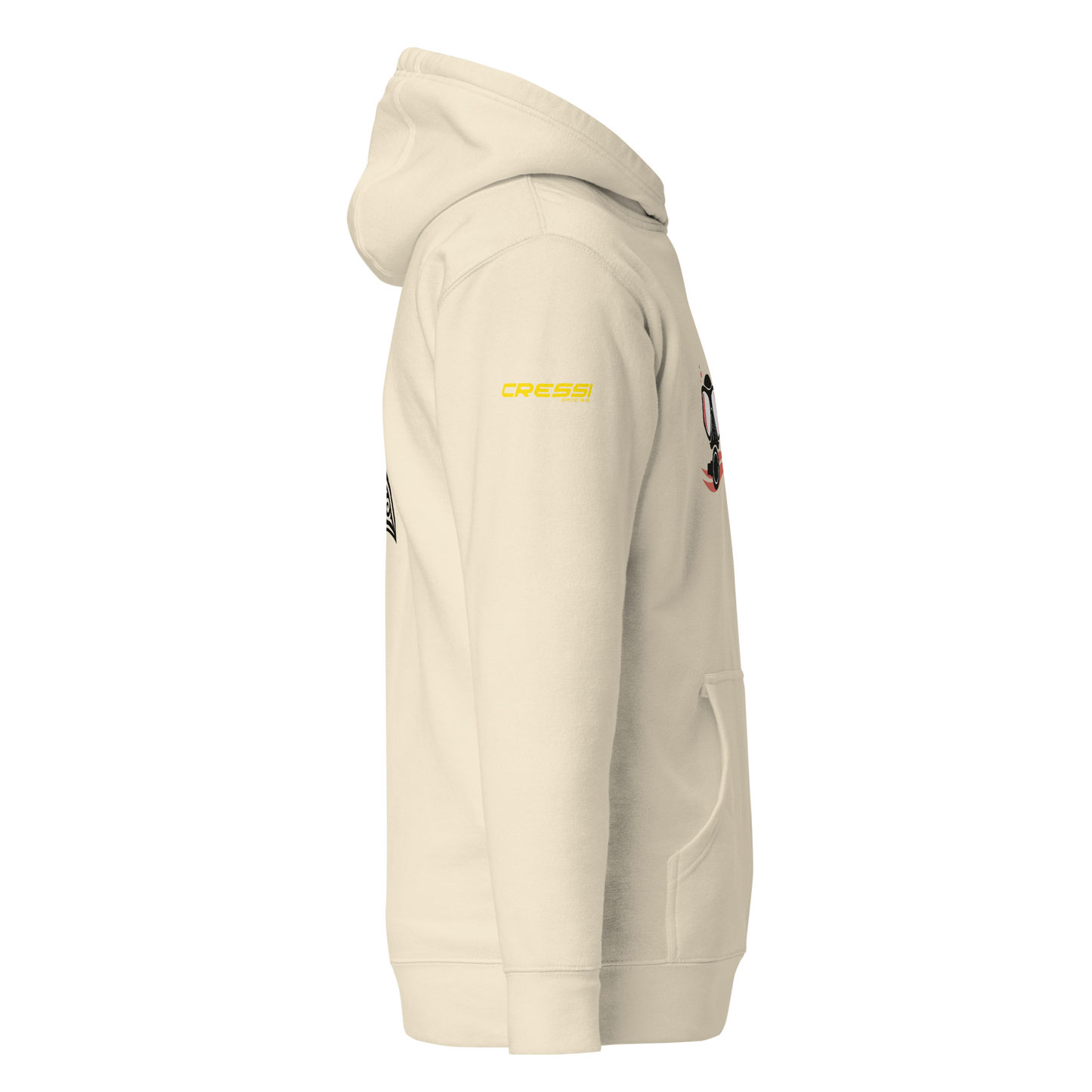DP9 Diver – Hoodie "Manta" - Logo Coral