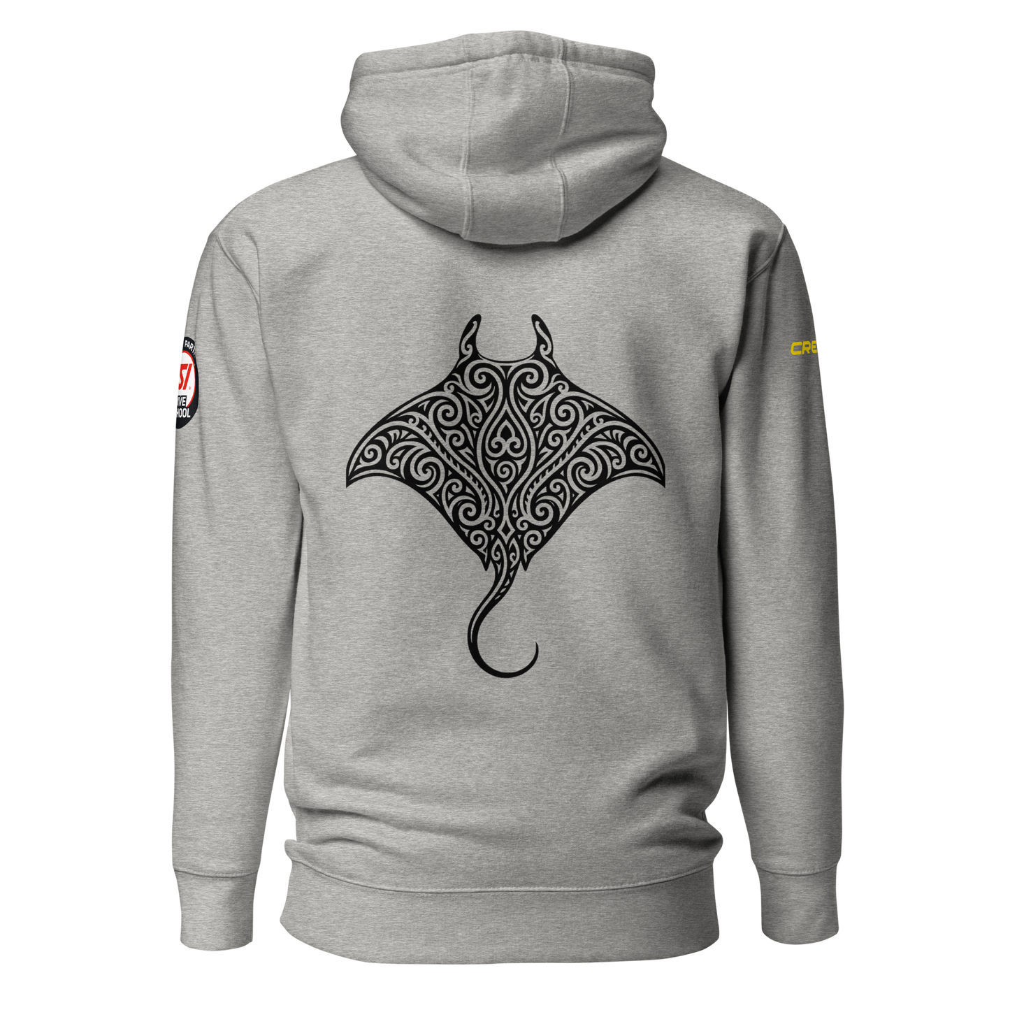 DP9 Diver – Hoodie "Manta" - Logo Blue
