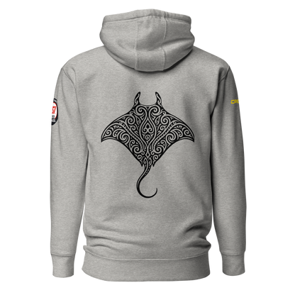 DP9 Diver – Hoodie "Manta" - Logo Blue