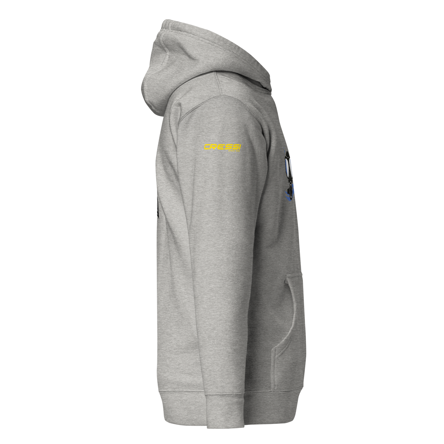 DP9 Diver – Hoodie "Manta" - Logo Blue