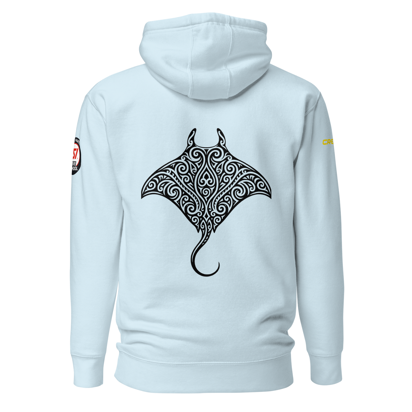 DP9 Diver – Hoodie "Manta" - Logo Blue