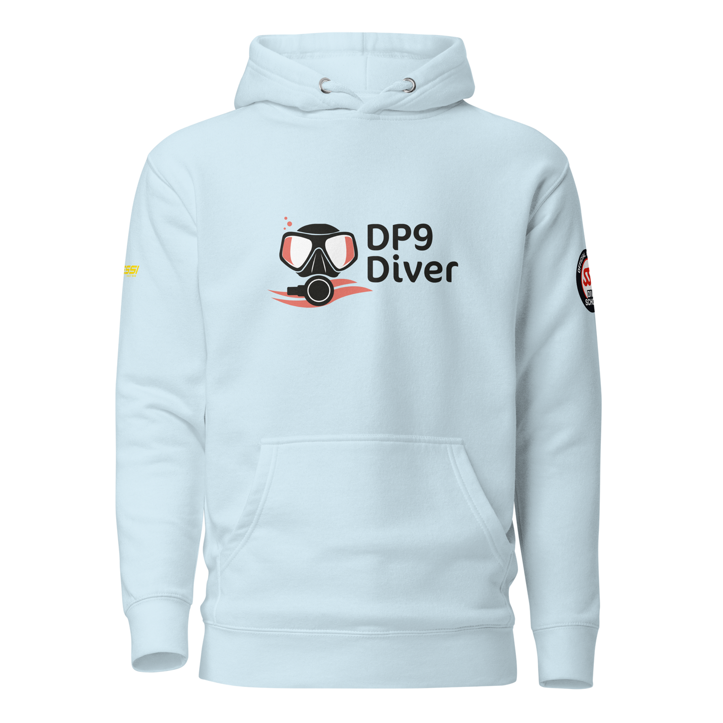 DP9 Diver – Hoodie "Manta" - Logo Coral