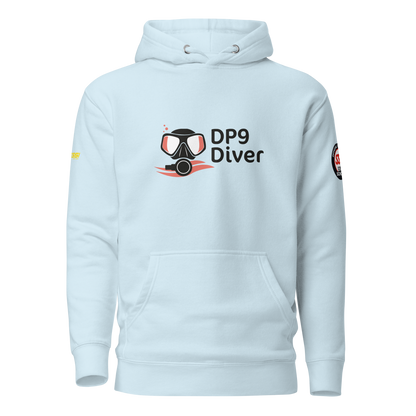 DP9 Diver – Hoodie "Manta" - Logo Coral