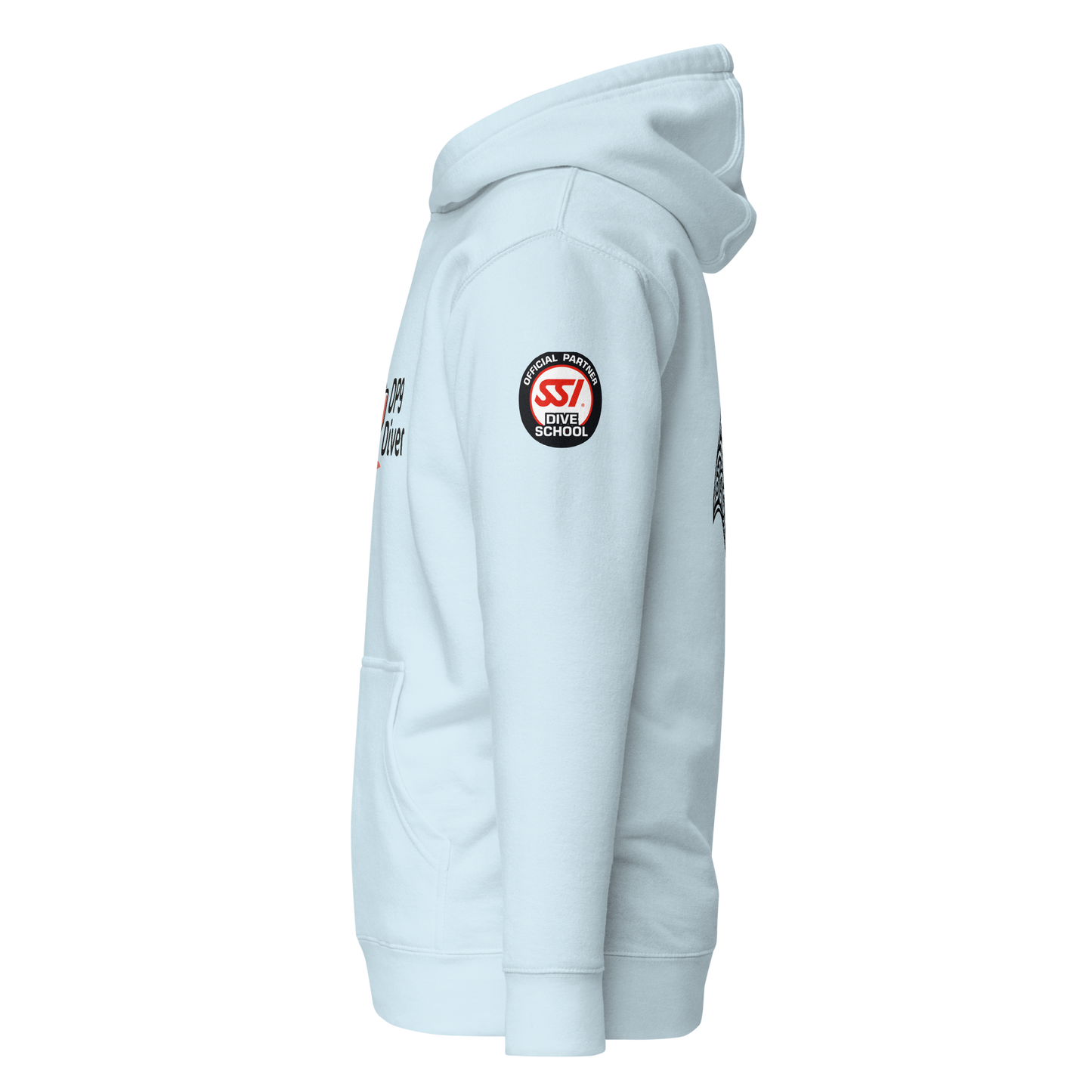 DP9 Diver – Hoodie "Manta" - Logo Coral