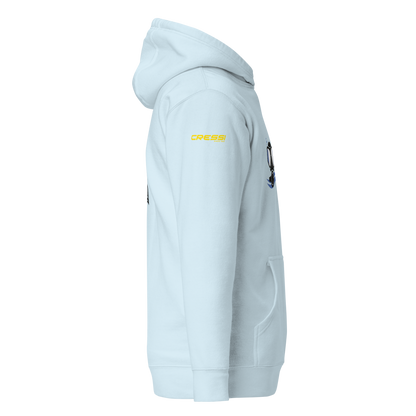 DP9 Diver – Hoodie "Manta" - Logo Blue